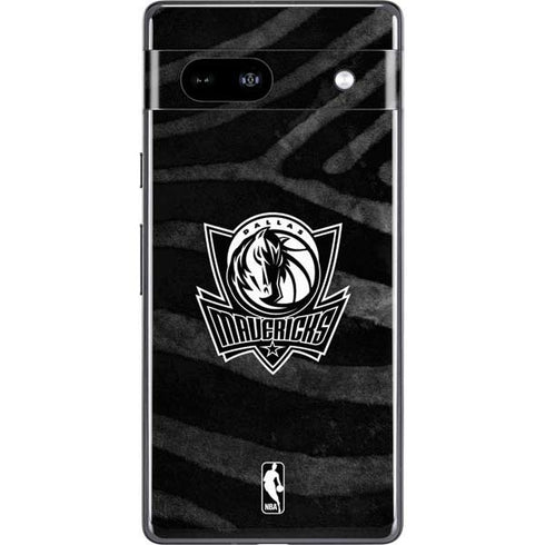 NBA Dallas Mavericks Black Animal Print Google Pixel 7a Skin